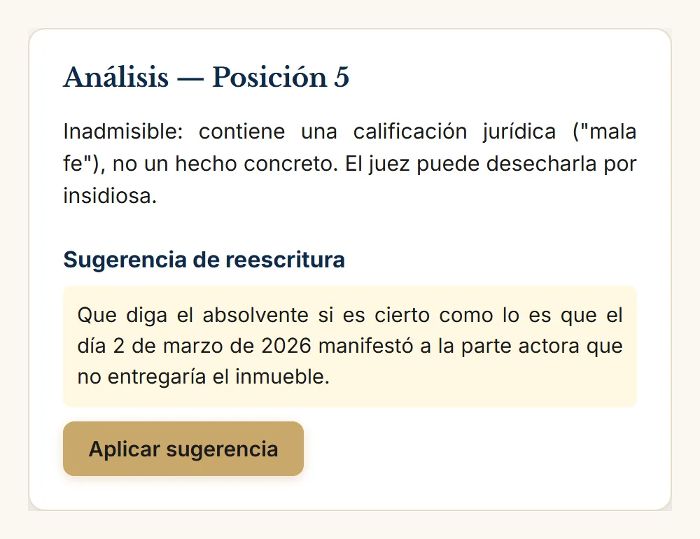 Te dice por qué y cómo corregir